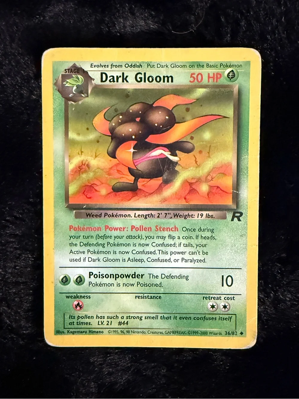 Pokémon Team Rocket Dark Arbok Dark Gloom Dark Primeape 3 Card Lot